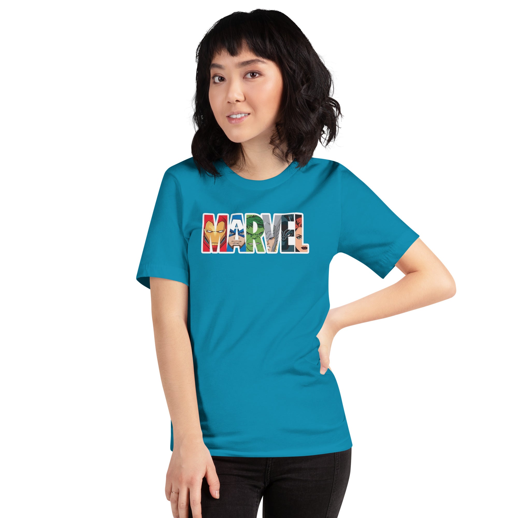 Marvel T-Shirt Donna - Modello Believe In Loki, Colore Nero, Taglia L